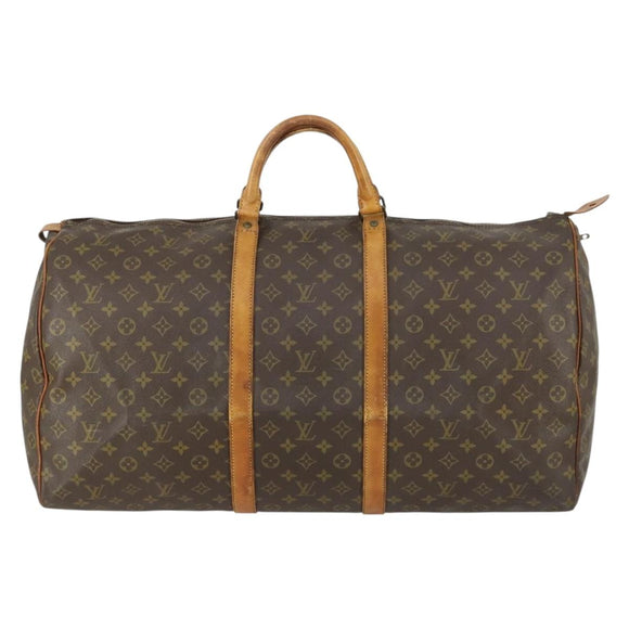 LOUIS VUITTON Monogram Keepall 60 Boston Bag Vintage M41422 LV Auth am10509