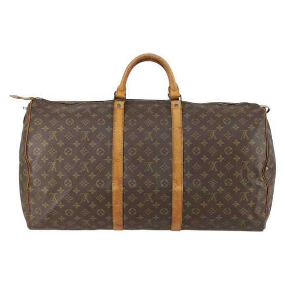 LOUIS VUITTON Monogram Keepall 60 Boston Bag Vintage M41422 LV Auth am10509