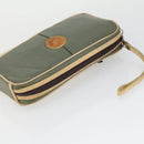 HUNTING WORLD Gucci Dunhill Bag PVC Leather 3 Set Green Gray black Auth am10513-11
