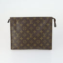 LOUIS VUITTON Monogram Clutch Bag 2 Set LV Auth am10514-2