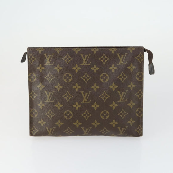 LOUIS VUITTON Monogram Clutch Bag 2 Set LV Auth am10514