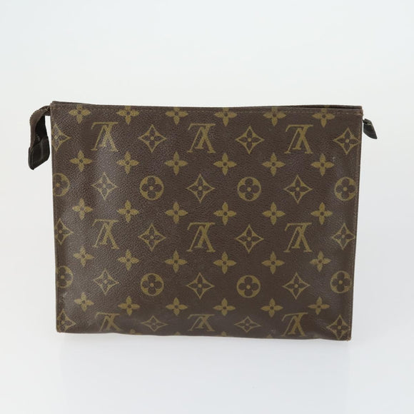 LOUIS VUITTON Monogram Clutch Bag 2 Set LV Auth am10514