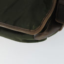 PRADA Shoulder Bag Nylon Khaki Silver Auth am10515-15