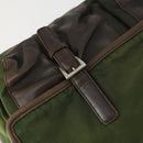 PRADA Shoulder Bag Nylon Khaki Silver Auth am10515-18
