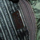 PRADA Shoulder Bag Nylon Khaki Silver Auth am10515-24