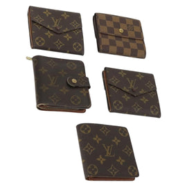 LOUIS VUITTON Monogram Wallet 5 Set LV Auth am10517