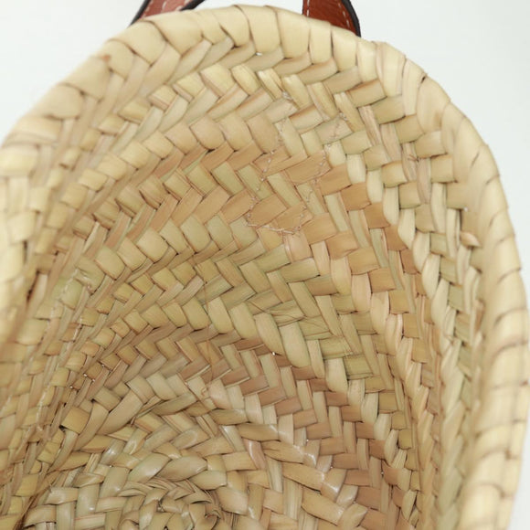 Chloe Mercy Shoulder Bag Raffia Beige Brown Auth am10525V