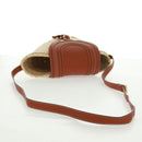 Chloe Mercy Shoulder Bag Raffia Beige Brown Auth am10525V-7