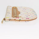LOUIS VUITTON Monogram Multicolor Pochette GM Pouch White M60027 Auth am10526-4