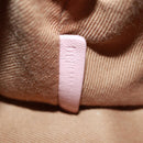 BURBERRY BT Quilted Chain Shoulder Bag Leather Pink Gold Auth am10528V-11