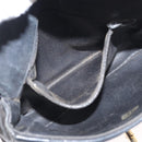 CHANEL Matelasse Waist bag Lamb Skin Black Gold CC Auth am10530-12