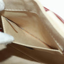 Chloe Woody Hand Bag Canvas 2way Beige Gold Auth am10533V-22