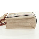 Chloe Woody Hand Bag Canvas 2way Beige Gold Auth am10533V-5