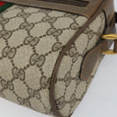 GUCCI GG Supreme Web Sherry Line Shoulder Bag PVC Beige 68 02 004 Auth am10537-10