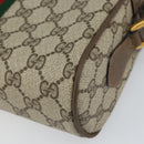 GUCCI GG Supreme Web Sherry Line Shoulder Bag PVC Beige 68 02 004 Auth am10537-12