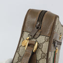 GUCCI GG Supreme Web Sherry Line Shoulder Bag PVC Beige 68 02 004 Auth am10537-15