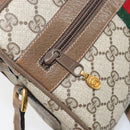 GUCCI GG Supreme Web Sherry Line Shoulder Bag PVC Beige 68 02 004 Auth am10537-20