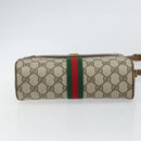 GUCCI GG Supreme Web Sherry Line Shoulder Bag PVC Beige 68 02 004 Auth am10537-9