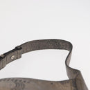 Salvatore Ferragamo Gancini Shoulder Bag Leather Silver Auth am10540-8