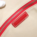 BURBERRY Blue Label Tote Bag Canvas Ivory Silver Auth am10541-14
