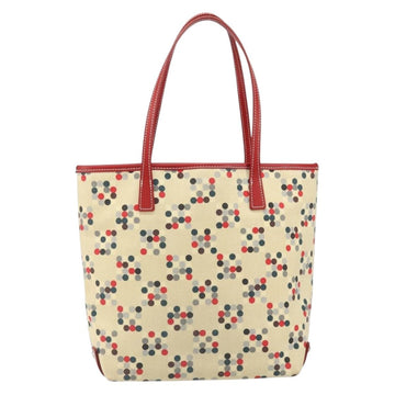 BURBERRY Blue Label Tote Bag Canvas Ivory Silver Auth am10541 - 0