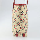 BURBERRY Blue Label Tote Bag Canvas Ivory Silver Auth am10541-4