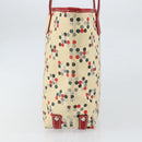 BURBERRY Blue Label Tote Bag Canvas Ivory Silver Auth am10541-5