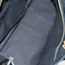 Chloe Alice Hand Bag Leather 2way Beige Black gold Auth am10542V-24