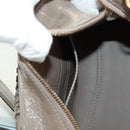 BALENCIAGA Neo Classic City Hand Bag Patent 2way Gray Gold 638524 Auth am10547SAM-24