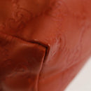 GUCCI GG Canvas Guccissima Pouch Leather Orange Gold 153228 Auth am10551V-15