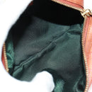 GUCCI GG Canvas Guccissima Pouch Leather Orange Gold 153228 Auth am10551V-10