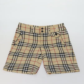 BURBERRY Nova Check Blue Label Pants Cotton 3 Set Beige Green black Auth am10552 - 0
