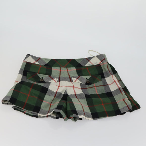 BURBERRY Nova Check Blue Label Pants Cotton 3 Set Beige Green black Auth am10552