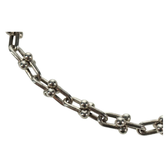 TIFFANY&Co. Hardware Micro Bracelet Ag925 Silver Auth am10554SAV