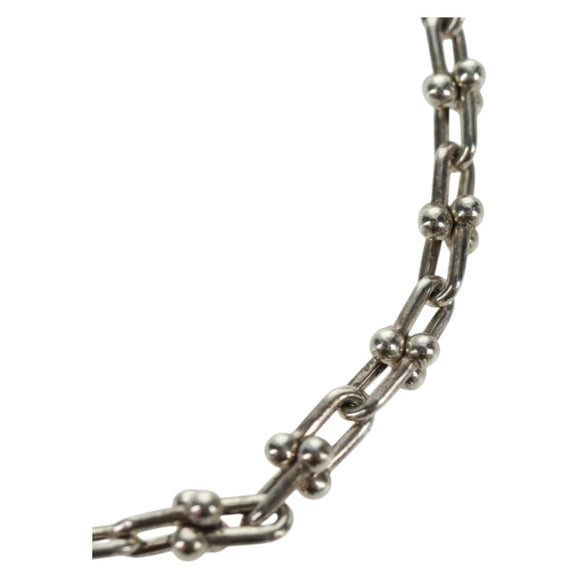 TIFFANY&Co. Hardware Micro Bracelet Ag925 Silver Auth am10554SAV