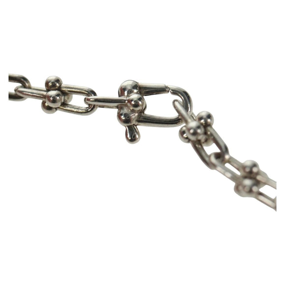 TIFFANY&Co. Hardware Micro Bracelet Ag925 Silver Auth am10554SAV