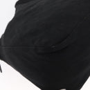 FENDI Jersey Mamma Baguette Shoulder Bag Nylon Black Silver Auth am10557-16