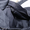 FENDI Jersey Mamma Baguette Shoulder Bag Nylon Black Silver Auth am10557-22