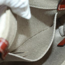 Chloe Woody Hand Bag Canvas 2way Ivory Auth am10559V-21