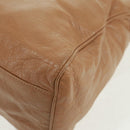 BALENCIAGA Classic Vero Hand Bag Leather Beige 235216 Auth am10563V-18