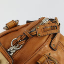 Chloe Paddington Hand Bag Leather Brown Gold Auth am10564V-18