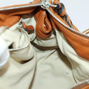 Chloe Paddington Hand Bag Leather Brown Gold Auth am10564V-20