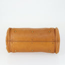 Chloe Paddington Hand Bag Leather Brown Gold Auth am10564V-5