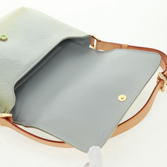 LOUIS VUITTON Monogram Vernis Thompson Street Bag Gris M91008 LV Auth am10567V