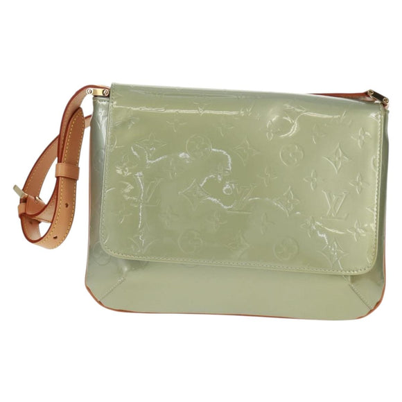 LOUIS VUITTON Monogram Vernis Thompson Street Bag Gris M91008 LV Auth am10567V