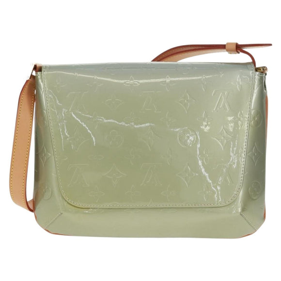LOUIS VUITTON Monogram Vernis Thompson Street Bag Gris M91008 LV Auth am10567V