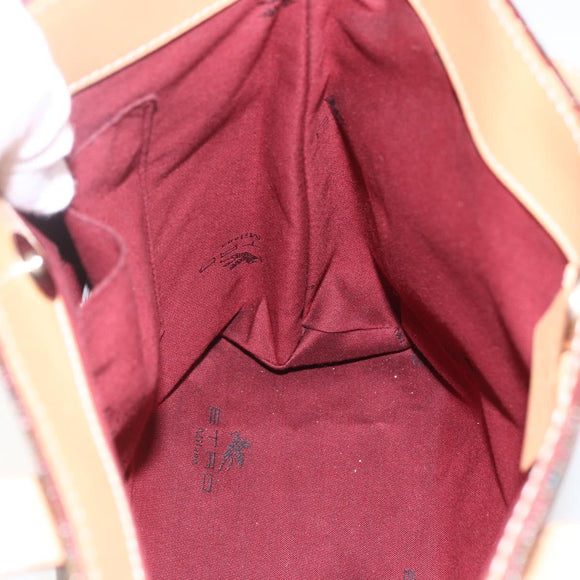 ETRO Paisley Tote Bag PVC Bordeaux Gold Auth am10570V
