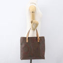 ETRO Paisley Tote Bag PVC Bordeaux Gold Auth am10570V-23