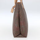ETRO Paisley Tote Bag PVC Bordeaux Gold Auth am10570V-4