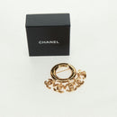 CHANEL CC5 Circle Brooch metal Gold CC Auth am10571V-14